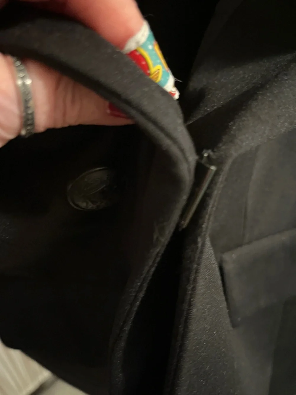 Lane Bryant Black Double-Breasted Suit Blazer - Picture 7 of 10